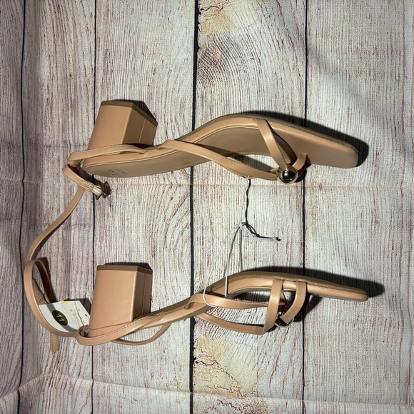 a new day Beige Strappy Sandals with Gold Accent - Picture 5 of 9